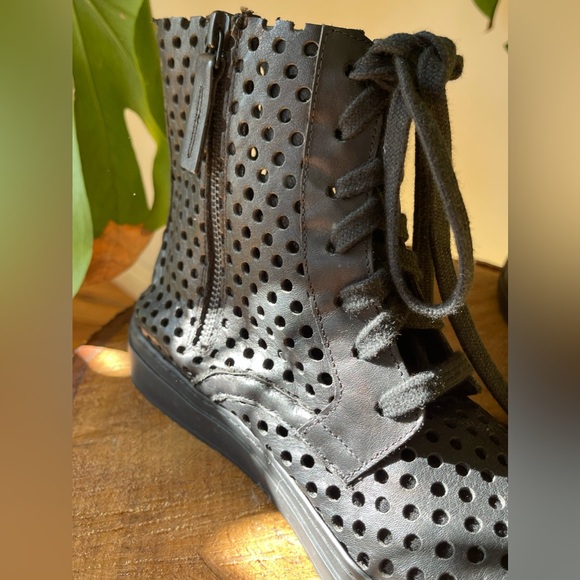 Rundholz Black Label Black Punched Leather Shoes - Picture 7 of 8